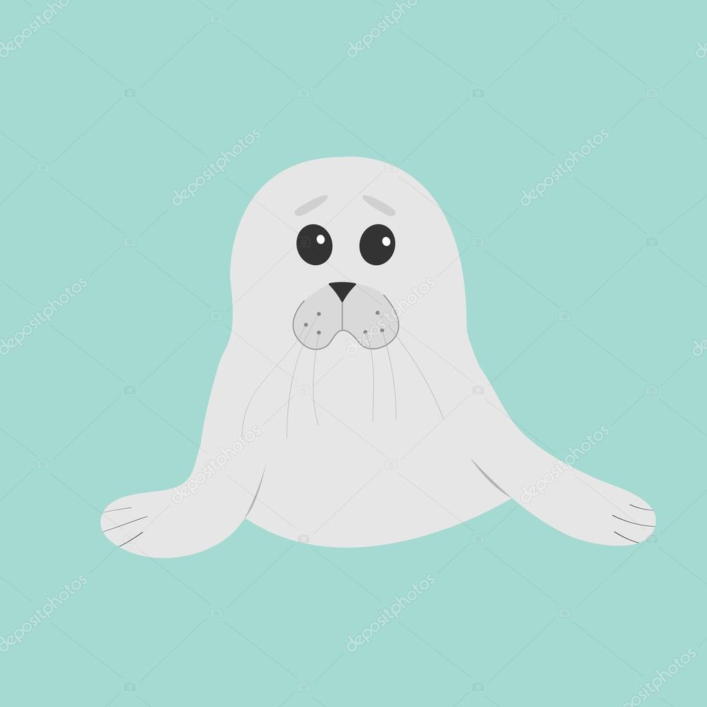 可爱的海豹幼崽宝宝竖琴. 图库矢量图©worldofvector 121782656, image size:1024x1024