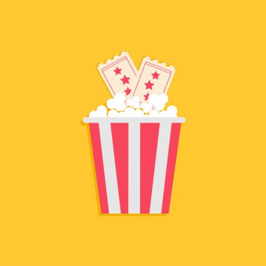 Patlamış Mısır Kutusu ve Yıldız ile İki Bilet. 