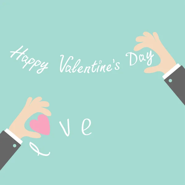 Biglietto di auguri per San Valentino — Vettoriale Stock