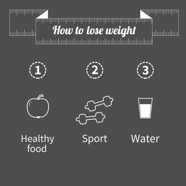 Gezonde voeding, sport fitness, drinken pictogram — Stockvector