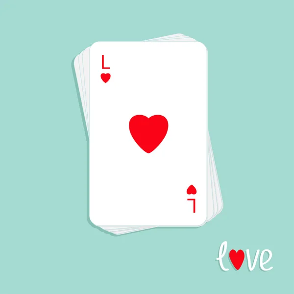Στοίβα πόκερ Παιγνιόχαρτα — Διανυσματικό Αρχείο