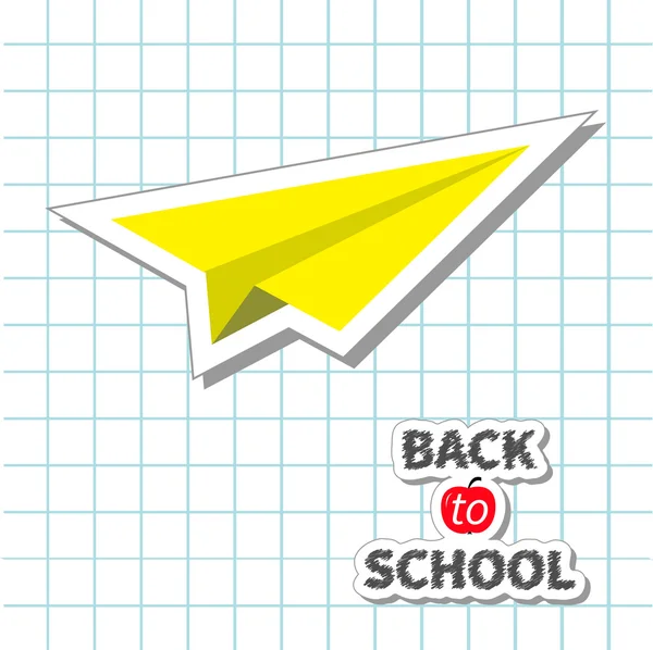 Back to school background — Stock Vector