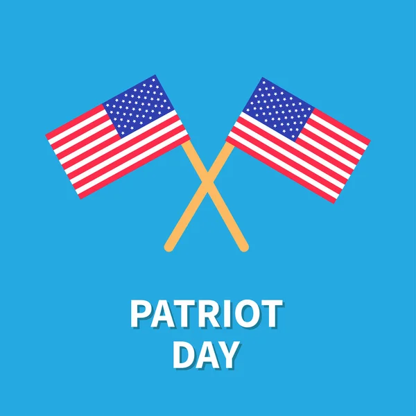 Patriot-napi üdvözlőlap — Stock Vector