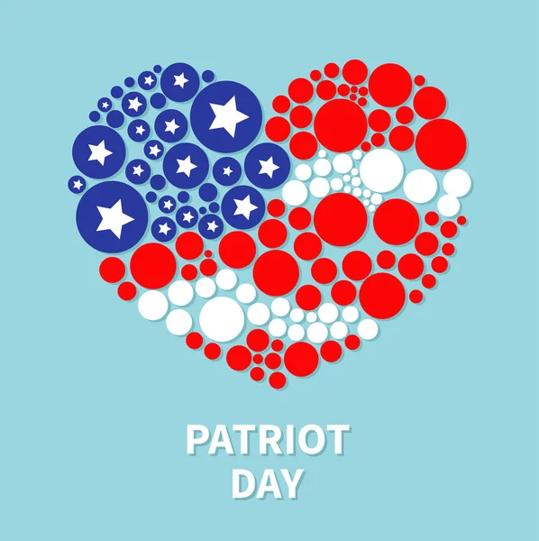 Patriot day card — Stock vektor