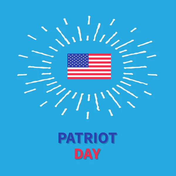 Patriot day card — Stock vektor