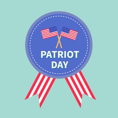 Vatansever gün düz tasarım