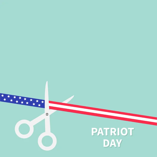 Patriot Day flaches Design — Stockvektor