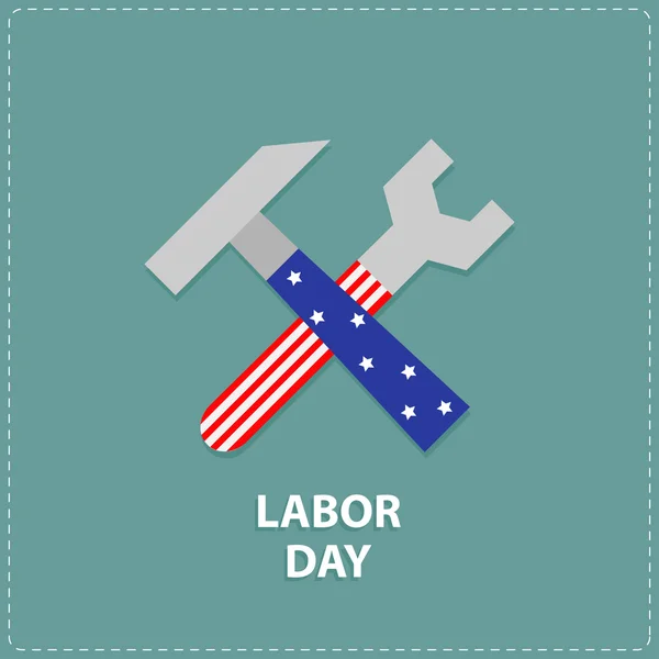 Happy labor day — Stock Vector