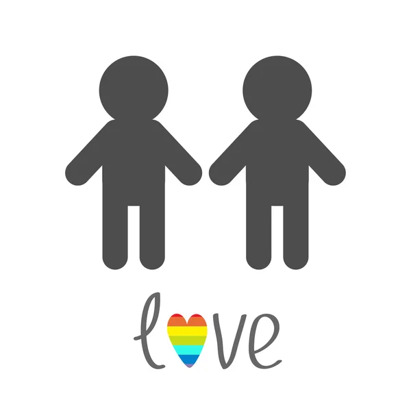 Gay huwelijk symbool — Stockvector