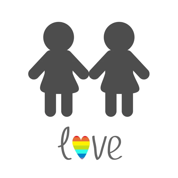 Gay huwelijk symbool — Stockvector