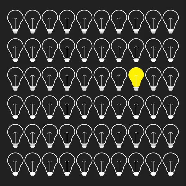 Ampoules icônes — Image vectorielle