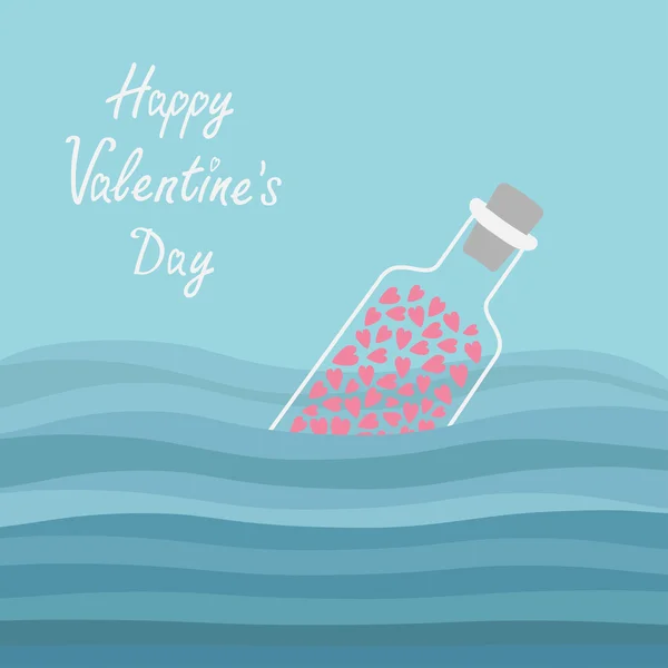 Joyeuse carte Saint Valentin — Image vectorielle