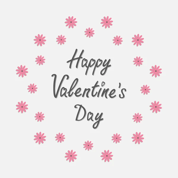 Glücklich Valentinstag Liebe Karte — Stockvektor