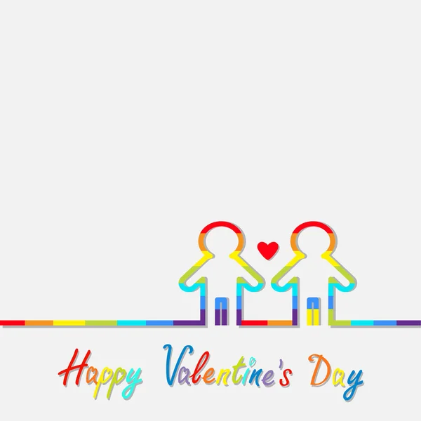 Happy Valentines Day — Stock Vector