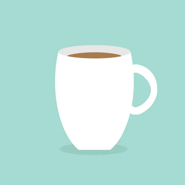 Taza de café grande taza — Vector de stock