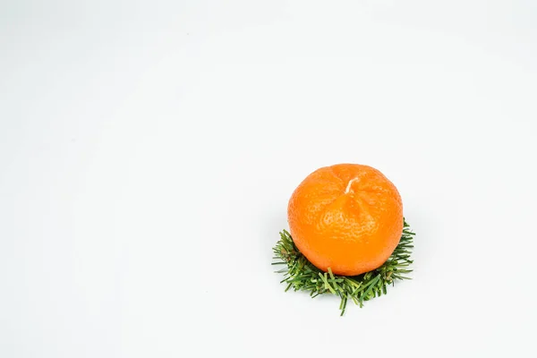 Mandarin şeklinde yeni yıl mumu.