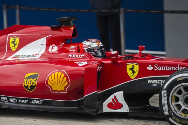 F1: Kimi Raikkonen w Ferrari — Zdjęcie stockowe