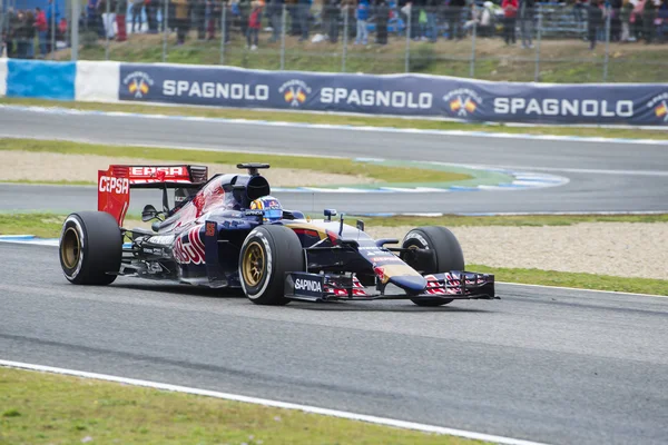 F1: Carlos Sainz Jr, zespół Toro Rosso — Zdjęcie stockowe