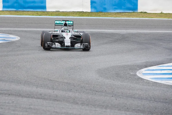 F1: Nico Rosberg, zespół Mercedes — Zdjęcie stockowe