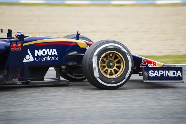 F1: Carlos Sainz Jr, zespół Toro Rosso — Zdjęcie stockowe