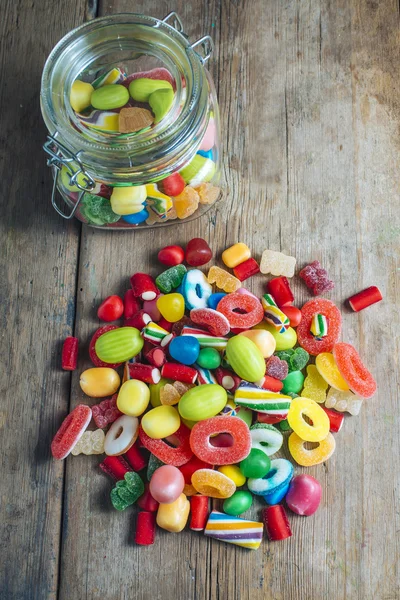 Kolorowe cukierki guma — Zdjęcie stockowe