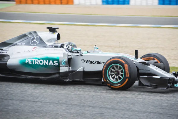 F1: Nico Rosberg, zespół Mercedes — Zdjęcie stockowe