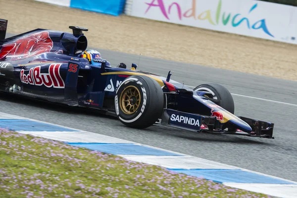 F1: Carlos Sainz Jr, equipe Toro Rosso — Fotografia de Stock