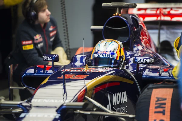 F1: Carlos Sainz Jr, equipe Toro Rosso — Fotografia de Stock