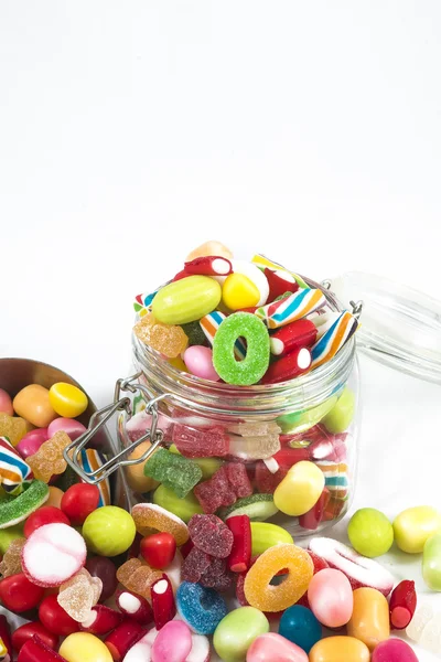 Candies in white background — Stock Photo, Image