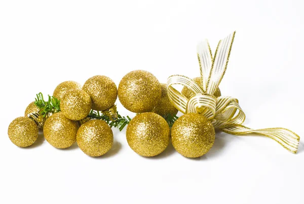 Gouden kerst ornament — Stockfoto