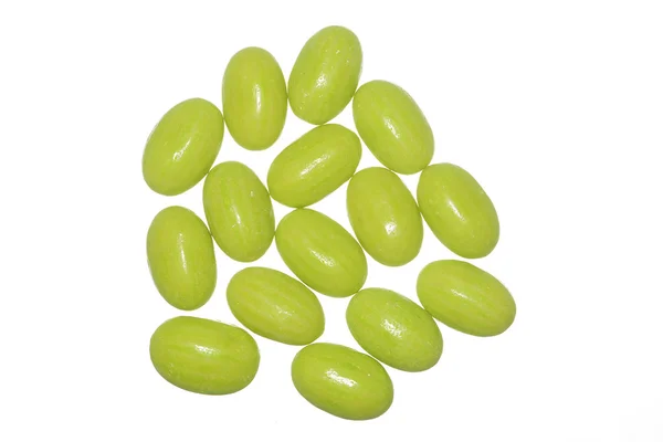 Group of jelly beans on white background — Stock Photo, Image