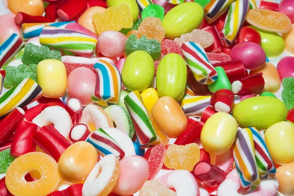 Group of Candies in close up — Stock Photo, Image