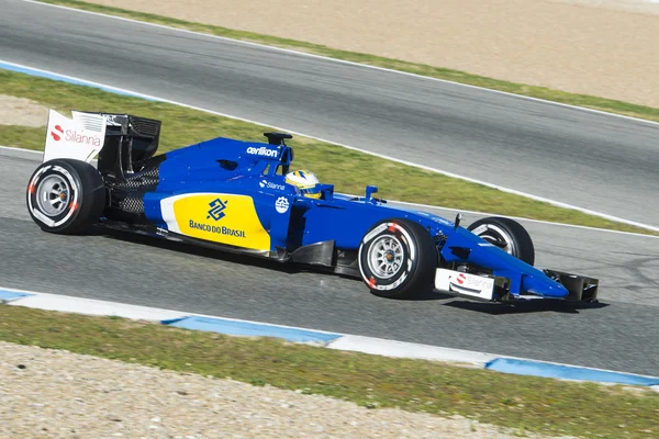 Fórmula 1 2015: Marcus Ericsson — Fotografia de Stock