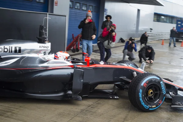 Formule 1 2015: Jenson Button — Stockfoto