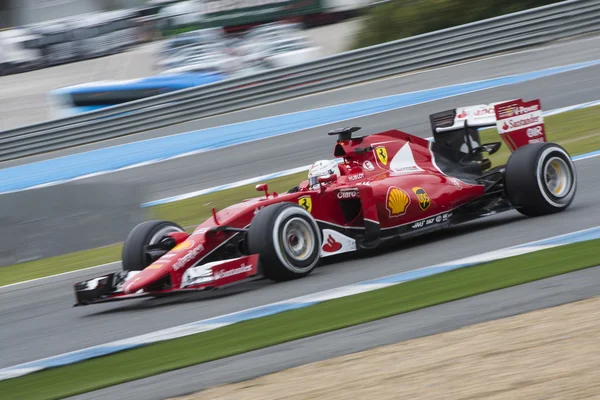 Fórmula 1: Sebastian Vettel, Ferrari Fotografia De Stock