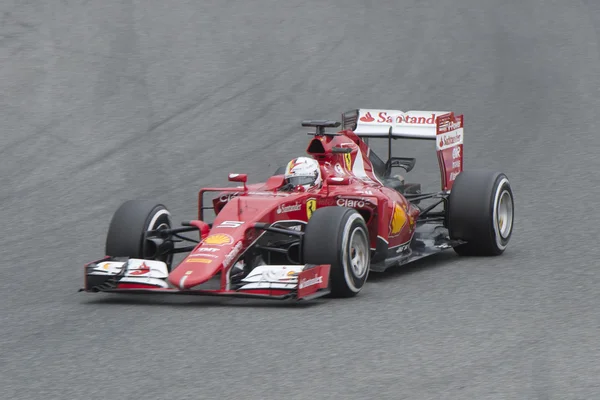 Formel 1: Sebastian Vettel, Ferrari — Stockfoto