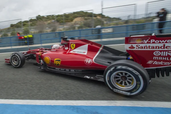 Formule 1: Sebastian Vettel, Ferrari — Stockfoto