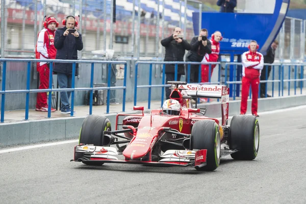 Formula 1: Sebastian Vettel, Ferrari — Stok fotoğraf