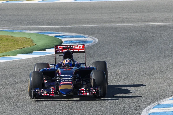 Formuła 1 2015: Carlos Sainz Jr — Zdjęcie stockowe