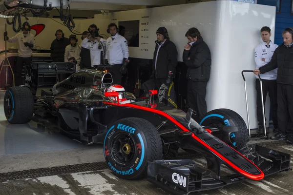Formel 1 2015: Jenson Button — Stockfoto