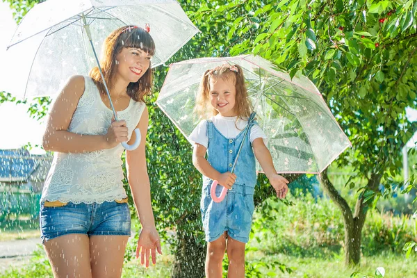 Funny Mother and daughter — Stock Photo, Image