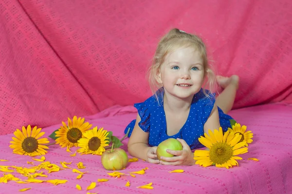 Veselá holčička — Stock fotografie