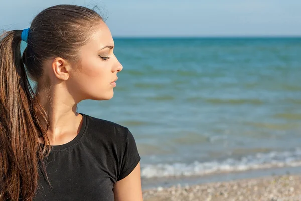 Profile woman — Stock Photo, Image