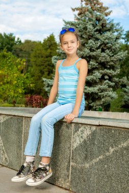 Güzel küçük kız.