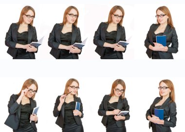 Güzel iş kadını.