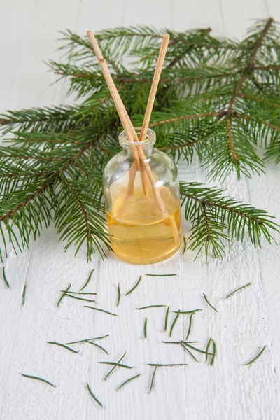 Palos de coníferas de fragancia o difusor de aroma — Foto de Stock