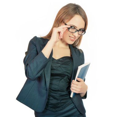 Güzel iş kadını.