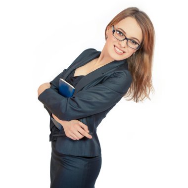 Güzel iş kadını.