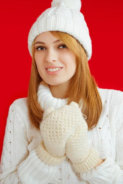 Winter Beauty Girl — Stock Photo, Image