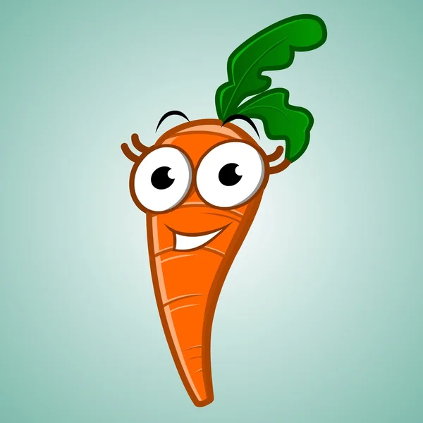 Happy carrot — Stock Photo, Image